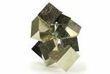 Amazing, Natural Pyrite Cube Cluster - Navajun, Spain #281077-2